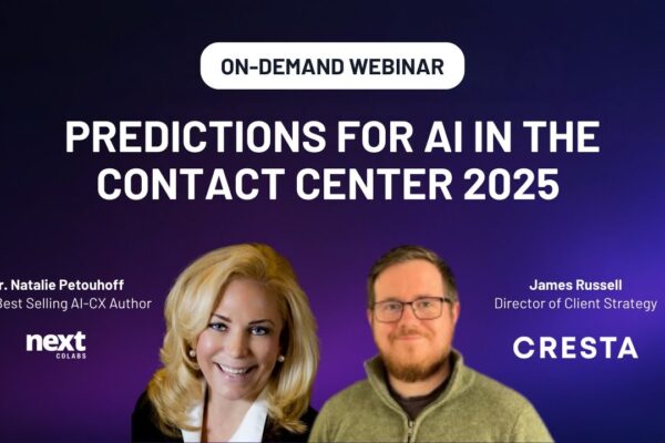 Predictions for AI in the Contact Center 2025