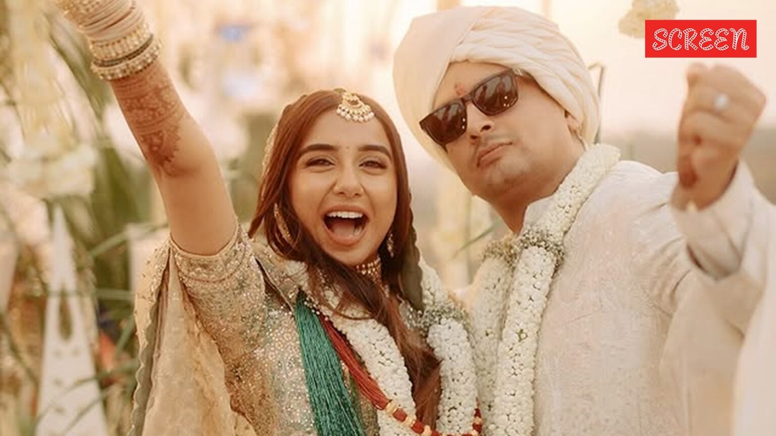 Prajakta Koli and Vrishank Khanal tie the knot in a dreamy wedding, see first wedding photos | Bollywood News - The Indian Express