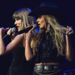 Taylor Swift Sings Love Story With Lainey Wilson at Travis Kelce Event