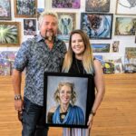 Local artist presents Guy Fieri with painting of his sister Morgan Fieri – Times-Standard